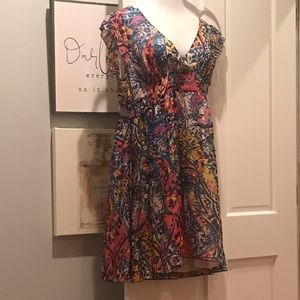 Multi-Colored Dressy Summer Dress